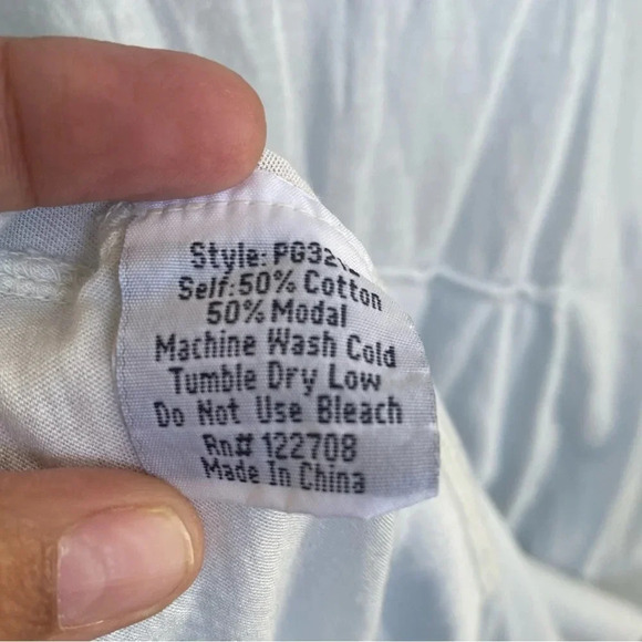 Lt blue Pete & Greta Johnny Was Cowl Neck Dress - Picture 13 of 16